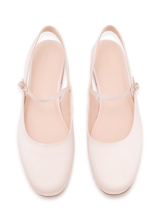 细节 - 点击放大 - EQUIL - ESTONIA 缎面玛丽珍平底鞋