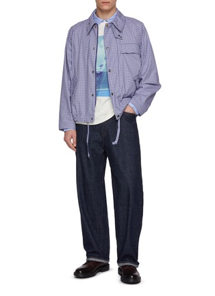 模特儿示范图 - 点击放大 - BARBOUR - X PAUL SMITH 格纹衬衫夹克