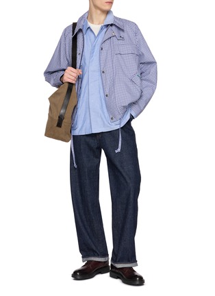 模特儿示范图 - 点击放大 - BARBOUR - Oxford Jungle Casual Cotton Jacket