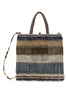 首图 - 点击放大 - IMAYIN - Monstera Beaded Cotton Carryall Bag