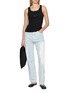模特儿示范图 - 点击放大 - MM6 MAISON MARGIELA - Paint Drawstring Light Wash Jeans
