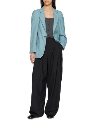 模特儿示范图 - 点击放大 - MM6 MAISON MARGIELA - Way Forward Single Breasted Wool Blazer