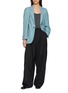 模特儿示范图 - 点击放大 - MM6 MAISON MARGIELA - Way Forward Single Breasted Wool Blazer