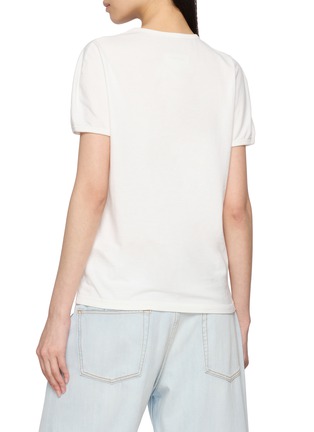 背面 - 点击放大 - MM6 MAISON MARGIELA - Margie Logo Raglan Sleeve Cotton T-Shirt