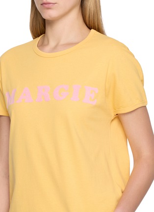  - MM6 MAISON MARGIELA - Raglan Sleeve Logo Print Cotton T-Shirt