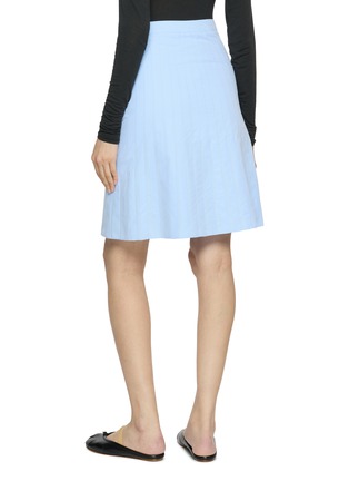 背面 - 点击放大 - MM6 MAISON MARGIELA - Trompe l'Oeil Pleated Cotton Skirt