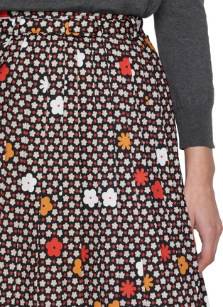  - MM6 MAISON MARGIELA - Floral Printed Pleated Skirt