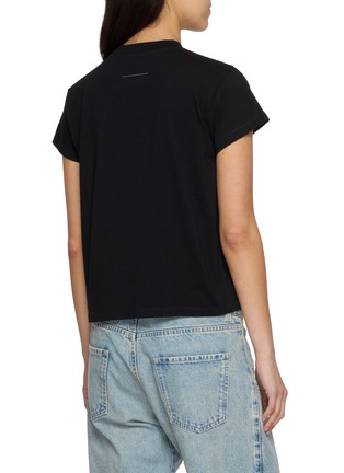 背面 - 点击放大 - MM6 MAISON MARGIELA - Stockman Logo Print Cotton T-Shirt