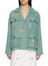 首图 - 点击放大 - KARTIK RESEARCH - Safari Zardozi Embroidered Handwoven Cotton Jacket