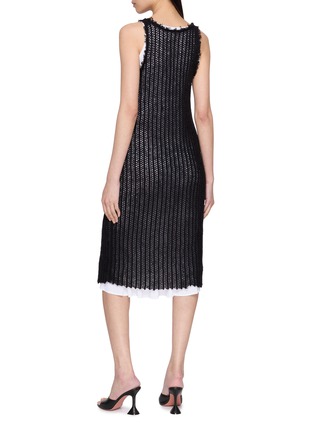 背面 - 点击放大 - TOTEME - 马海毛针织吊带连衣裙