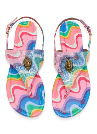 细节 - 点击放大 - KURT GEIGER SHOES - KENSINGTON 仿钻饰凉鞋