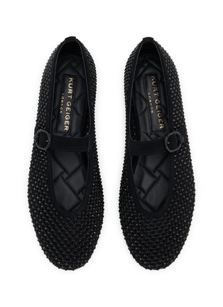 细节 - 点击放大 - KURT GEIGER SHOES - WAVY MAYFAIR 仿钻饰玛丽珍平底鞋