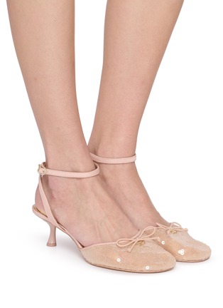 模特儿示范图 - 点击放大 - CIRCUS BY SAM EDELMAN - Rosetta 50 Sequin Pumps