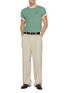 模特儿示范图 - 点击放大 - MAISON LABICHE - Palm Tree Patureau Cotton T-Shirt