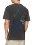 背面 - 点击放大 - MAISON LABICHE - Man Vs Machine Patureau Cotton T-Shirt
