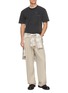 模特儿示范图 - 点击放大 - MAISON LABICHE - Man Vs Machine Patureau Cotton T-Shirt