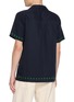 背面 - 点击放大 - MAISON LABICHE - Chess Embroidered Open Collar Shirt