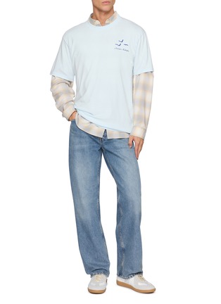 模特儿示范图 - 点击放大 - MAISON LABICHE - Sailor Boat Patureau Cotton T-Shirt