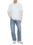 模特儿示范图 - 点击放大 - MAISON LABICHE - Sailor Boat Patureau Cotton T-Shirt