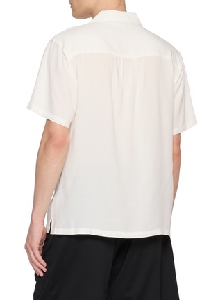 背面 - 点击放大 - MAISON LABICHE - Crab Embroidered Open Collar Shirt