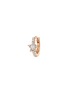 首图 - 点击放大 - MARIA TASH - 18K Rose Gold Diamond Star Eternity Single Hoop Earring