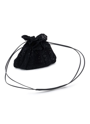 细节 - 点击放大 - Y'S - Cotton Knit Pouch