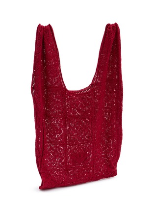 细节 - 点击放大 - Y'S - Combination Cotton Knit Tote Bag