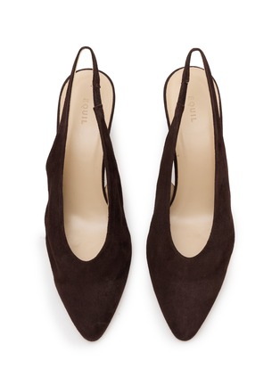 细节 - 点击放大 - EQUIL - Palaia 55 Suede Slingback Pumps