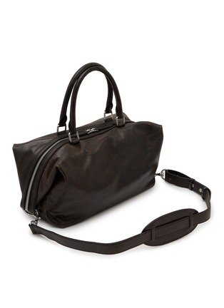 细节 - 点击放大 - MARGESHERWOOD - Dumpling Cracked Leather Tote Bag