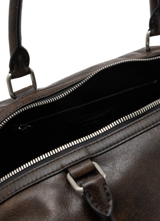 细节 - 点击放大 - MARGESHERWOOD - Dumpling Cracked Leather Tote Bag