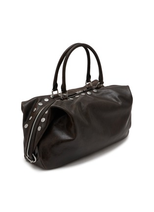 细节 - 点击放大 - MARGESHERWOOD - Dumpling Stud Cracked Leather Handbag