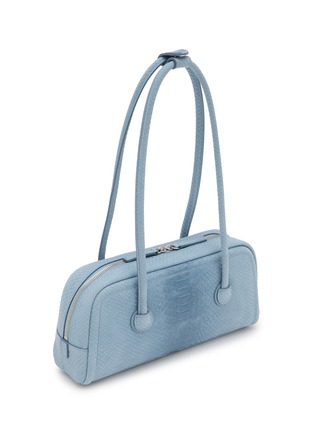细节 - 点击放大 - MARGESHERWOOD - Soft Boston Python Effect Leather Shoulder Bag