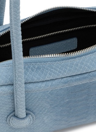 细节 - 点击放大 - MARGESHERWOOD - Soft Boston Python Effect Leather Shoulder Bag