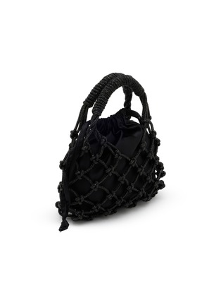细节 - 点击放大 - KURT GEIGER - Small Macrame Crystal Drawstring Bag