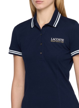  - LACOSTE SPORT - X Roland Garros Logo Embroidered Contrast Trim Polo Shirt