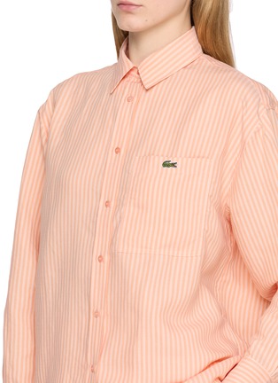  - LACOSTE SPORT - Striped Linen Shirt