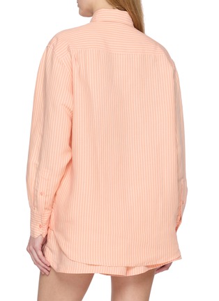 背面 - 点击放大 - LACOSTE SPORT - Striped Linen Shirt