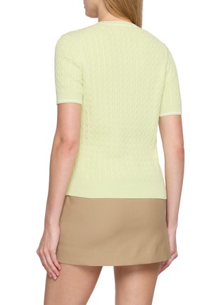 背面 - 点击放大 - LACOSTE SPORT - Cable Knit Top