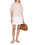 模特儿示范图 - 点击放大 - LACOSTE SPORT - X Roland Garros Short Sleeve Racket Motif Print Shirt