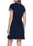 背面 - 点击放大 - LACOSTE - X Roland Garros Logo Embroidered Contrast Trim Polo Collar Dress