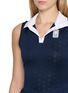  - LACOSTE - Sleeveless Contrast Collar Pleated Panel Dress
