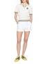 模特儿示范图 - 点击放大 - LACOSTE SPORT - Contrast Trim Short Sleeve Cotton Polo Shirt
