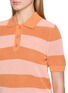  - LACOSTE SPORT - Striped Cotton Polo Top