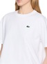  - LACOSTE - Logo Embroidered Cotton T-shirt