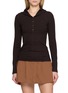 首图 - 点击放大 - LACOSTE SPORT - Hooded Long Sleeve Rib Knit Top