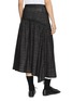 背面 - 点击放大 - Y'S - Asymmetric Gathered Chequered Front Open Skirt