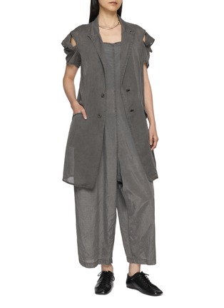 模特儿示范图 - 点击放大 - Y'S - Salopette Wide Leg Pants