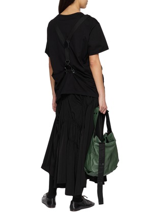 模特儿示范图 - 点击放大 - Y'S - K-Gather Asymmetric Draped Skirt