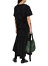 模特儿示范图 - 点击放大 - Y'S - K-Gather Asymmetric Draped Skirt