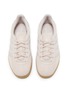 模特儿示范图 - 点击放大 - ADIDAS - 女款 GAZELLE INDOOR 系带运动鞋